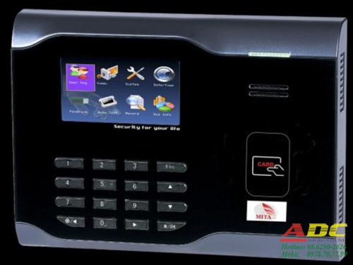 Máy chấm công bằng thẻ cảm ứng màn hình màu MITA 9000C